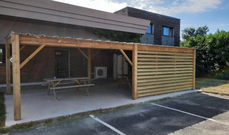 Fabrication et pose d'une pergola à Mérignac