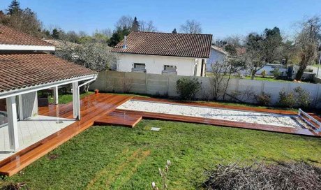 Réalisation de terrasse - Loupiac - Thomas Steeve Charpente